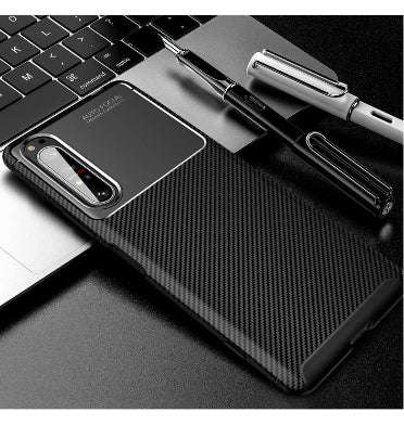 SONY XPERIA 1ii (2020) SLIM CARBON FIBRE CASE BLACK | PULEN