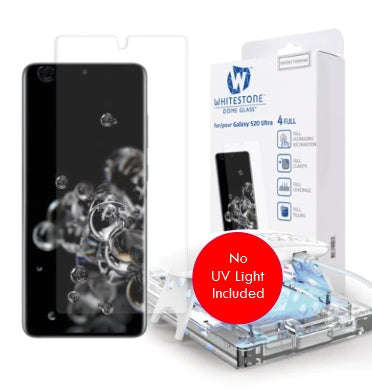SAMSUNG GALAXY S20 ULTRA TEMPERED SCREEN PROTECTOR 3D CURVED DOME GLASS REPLACEMENT KIT | WHITESTONE