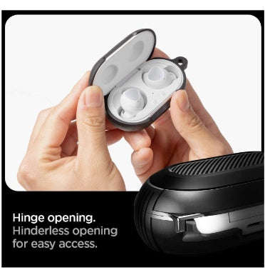 SAMSUNG GALAXY BUDS PREMIUM RUGGED ARMOR CASE BLACK | SPIGEN