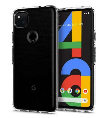 GOOGLE PIXEL 4A PREMIUM SLIM LIQUID CRYSTAL CASE CLEAR | SPIGEN