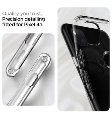 GOOGLE PIXEL 4A PREMIUM SLIM LIQUID CRYSTAL CASE CLEAR | SPIGEN