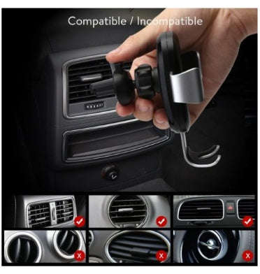 BASEUS WIRELESS CAR CHARGER AIR VENT MOUNT
