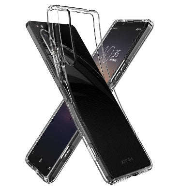 SONY XPERIA 1ii (2020) PREMIUM SLIM LIQUID CRYSTAL CASE CLEAR | SPIGEN