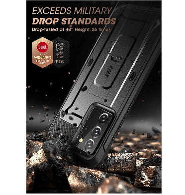 SAMSUNG GALAXY NOTE 20 FULL BODY RUGGED PROTECTIVE CASE BLACK | SUPCASE