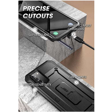 SAMSUNG GALAXY NOTE 20 FULL BODY RUGGED PROTECTIVE CASE BLACK | SUPCASE