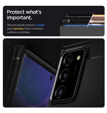 SAMSUNG GALAXY NOTE 20 ULTRA PREMIUM RUGGED CASE BLACK | SPIGEN