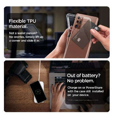 SAMSUNG GALAXY NOTE 20 PREMIUM SLIM LIQUID CRYSTAL CASE CLEAR | SPIGEN