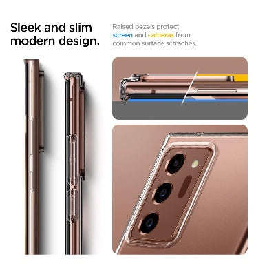 SAMSUNG GALAXY NOTE 20 PREMIUM SLIM LIQUID CRYSTAL CASE CLEAR | SPIGEN