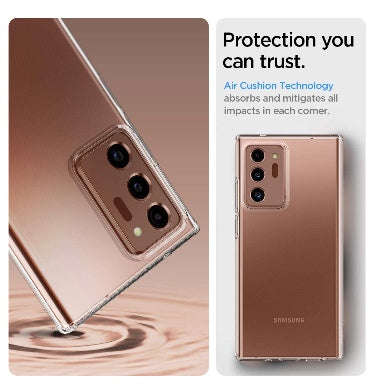 SAMSUNG GALAXY NOTE 20 ULTRA PREMIUM SLIM LIQUID CRYSTAL CASE CLEAR | SPIGEN