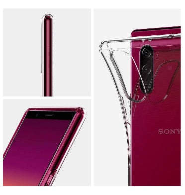 SONY XPERIA 5 (2019) PREMIUM SLIM LIQUID CRYSTAL CASE CLEAR | SPIGEN