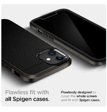 IPHONE 12 PRO MAX GLAS.TR EZ FIT PREMIUM TEMPERED GLASS SCREEN PROTECTOR 2PK | SPIGEN