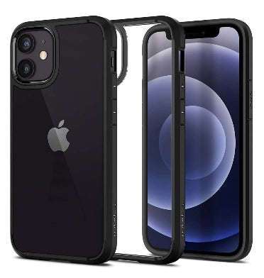 IPHONE 12 MINI PREMIUM SLIM ULTRA HYBRID CASE MATTE BLACK/CLEAR | SPIGEN