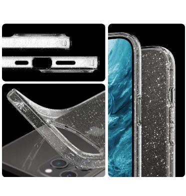 IPHONE 12 PRO MAX PREMIUM SLIM LIQUID CRYSTAL GLITTER CASE CLEAR | SPIGEN