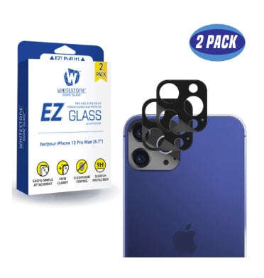 IPHONE 12 PRO MAX PREMIUM TEMPERED GLASS CAMERA PROTECTOR 2PK | WHITESTONE