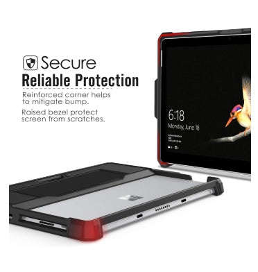 MICROSOFT SURFACE GO 2 RUGGED CASE BLACK | MOKO