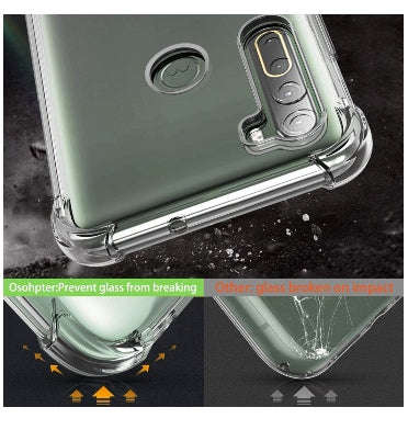 HTC U20 5G (2020) PROTECTIVE FLEXIBLE TPU CASE CLEAR