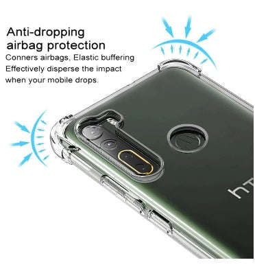 HTC U20 5G (2020) PROTECTIVE FLEXIBLE TPU CASE CLEAR