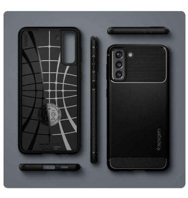 SAMSUNG GALAXY S21+ PREMIUM RUGGED CASE BLACK | SPIGEN