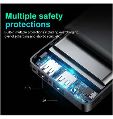 BASEUS M31 10000mAh DUAL USB SLIM POWERBANK BLACK