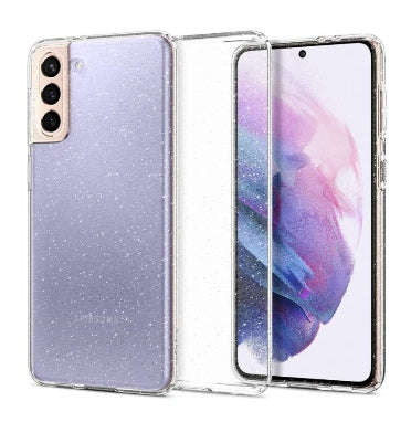 SAMSUNG GALAXY S21 PREMIUM SLIM LIQUID CRYSTAL GLITTER CASE CLEAR | SPIGEN