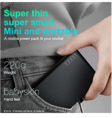 BASEUS M31 10000mAh DUAL USB SLIM POWERBANK BLACK
