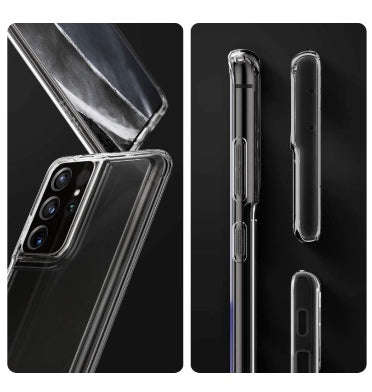 SAMSUNG GALAXY S21 ULTRA PREMIUM ULTRA HYBRID CRYSTAL CASE CLEAR | SPIGEN
