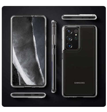 SAMSUNG GALAXY S21 ULTRA PREMIUM ULTRA HYBRID CRYSTAL CASE CLEAR | SPIGEN