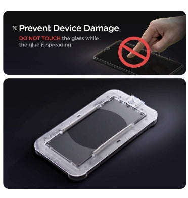 SAMSUNG GALAXY S21 ULTRA GLAS.TR PREMIUM TEMPERED GLASS SCREEN PROTECTOR | SPIGEN