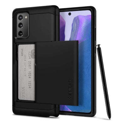 SAMSUNG GALAXY NOTE 20 PREMIUM SLIM ARMOR CARD CASE BLACK | SPIGEN