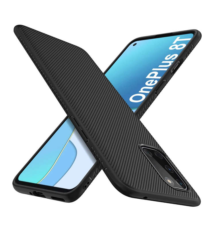 ONEPLUS 8T PREMIUM SLIM TPU CASE BLACK