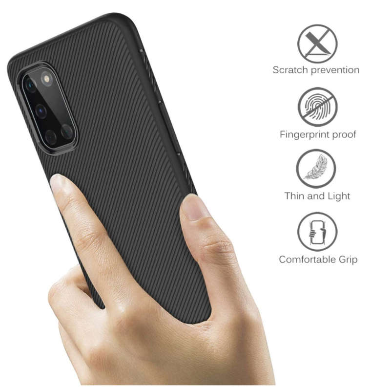 ONEPLUS 8T PREMIUM SLIM TPU CASE BLACK