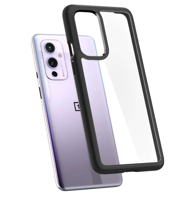 ONEPLUS 9 PREMIUM SLIM ULTRA HYBRID CASE CLEAR/BLACK | SPIGEN