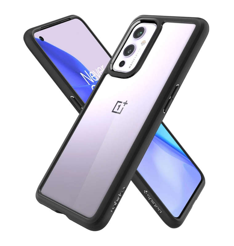 ONEPLUS 9 PREMIUM SLIM ULTRA HYBRID CASE CLEAR/BLACK | SPIGEN