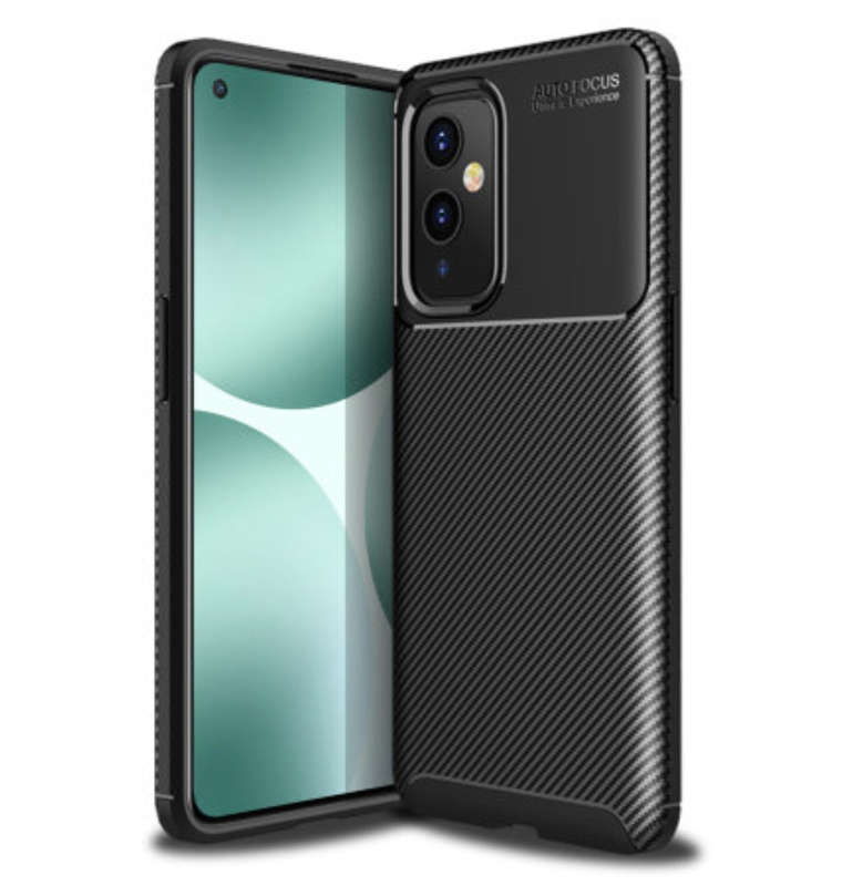 ONEPLUS 9 PREMIUM SLIM CARBON FIBRE CASE BLACK | OLIXAR