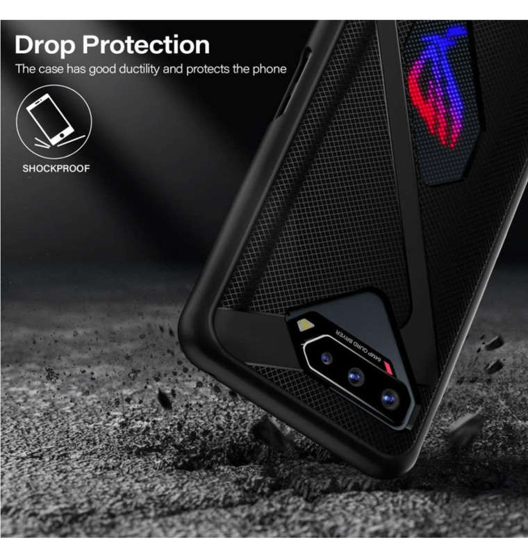 ASUS ROG PHONE 5 PREMIUM ULTRA SLIM TPU CASE BLACK