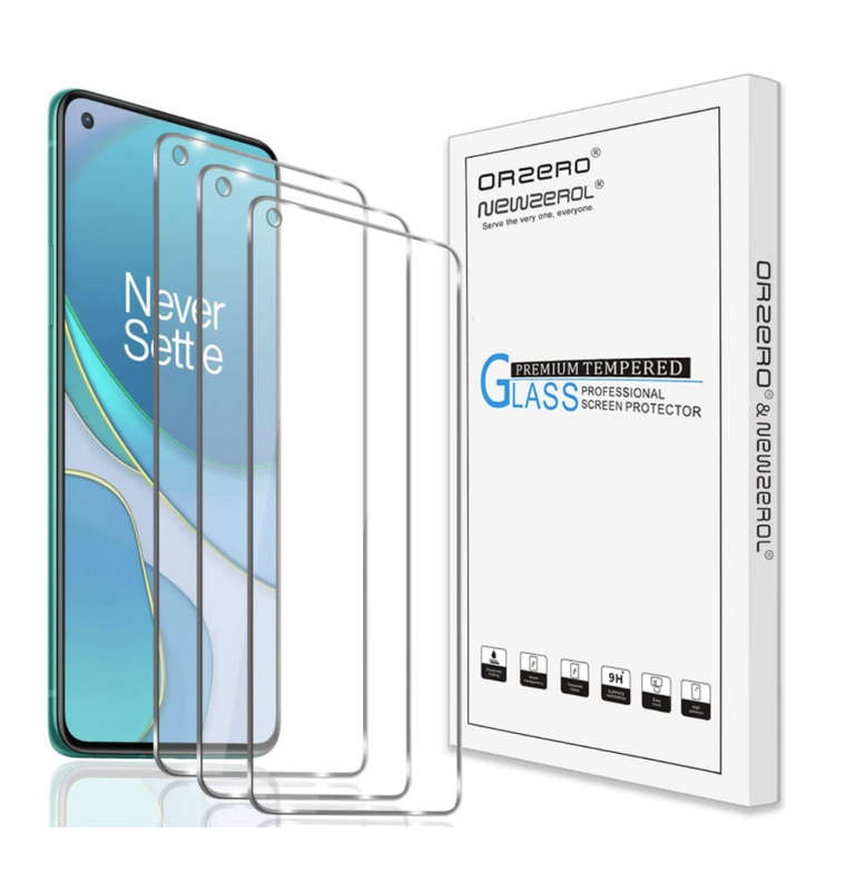 ONEPLUS 8T PREMIUM TEMPERED GLASS SCREEN PROTECTOR 3PK | ORZERO