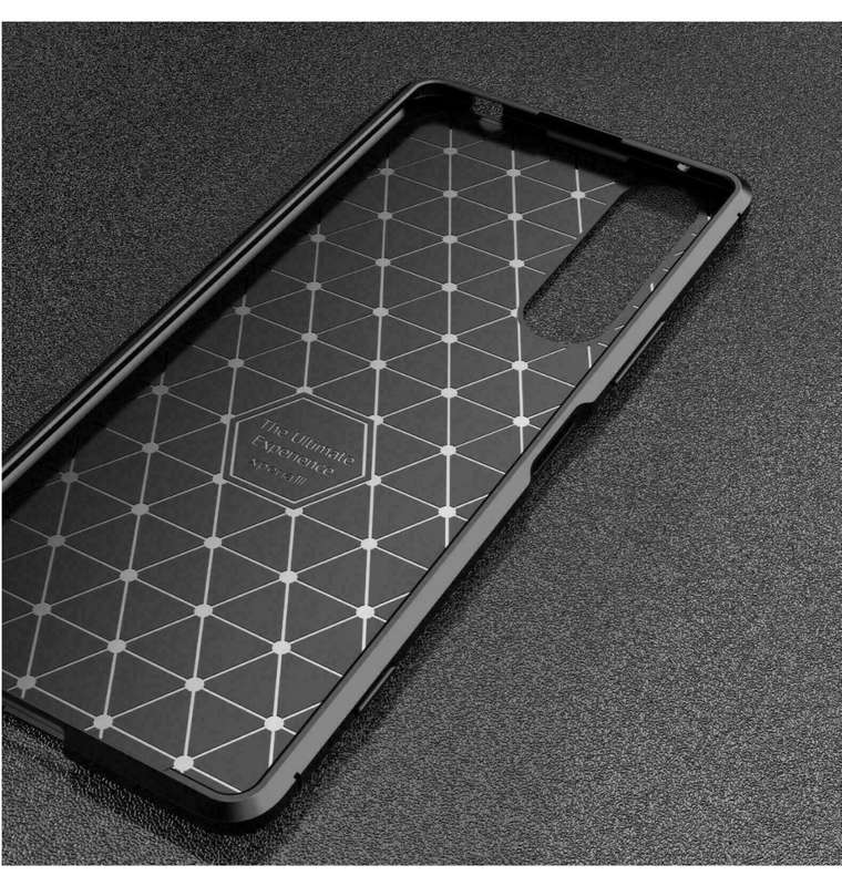SONY XPERIA 10iii (2021) SLIM CARBON FIBRE CASE BLACK | PULEN