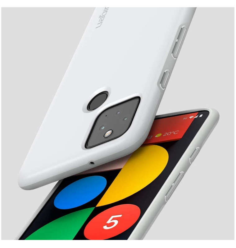 GOOGLE PIXEL 5 PREMIUM SLIM THIN FIT CASE WHITE | SPIGEN