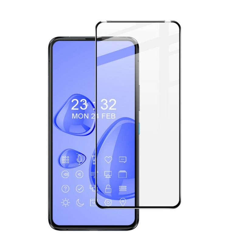 ASUS ZENFONE 8 FLIP TEMPERED GLASS SCREEN PROTECTOR BLACK