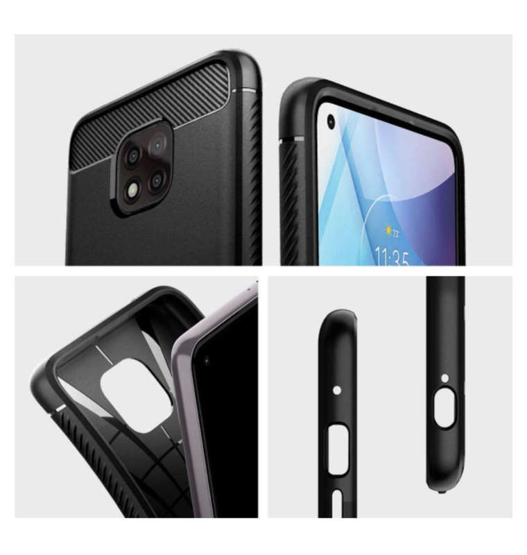 MOTO G POWER (2021) PREMIUM RUGGED ARMOR CASE BLACK | SPIGEN