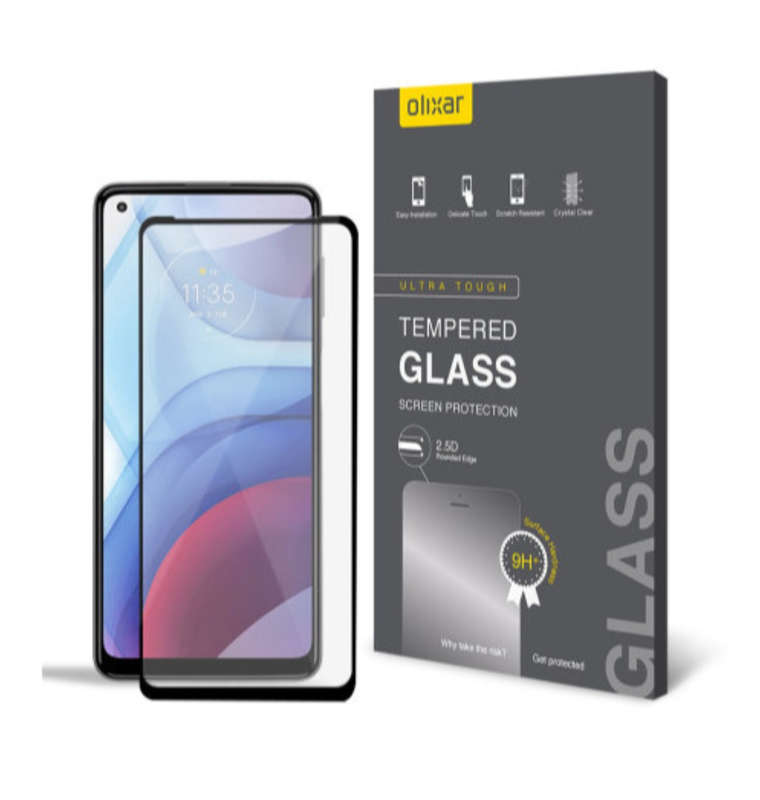 MOTO G POWER (2021) PREMIUM TEMPERED GLASS SCREEN PROTECTOR | OLIXAR