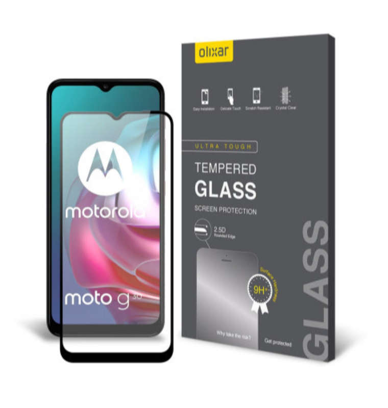 MOTO G30 (2021) PREMIUM TEMPERED GLASS SCREEN PROTECTOR | OLIXAR