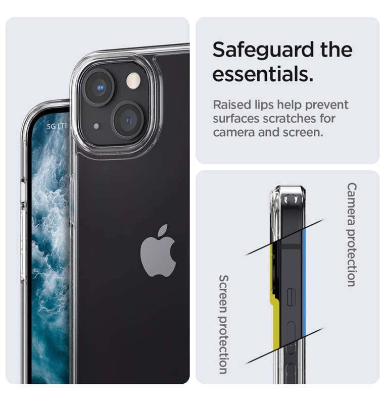 IPHONE 13 MINI PREMIUM ULTRA HYBRID CRYSTAL CASE CLEAR | SPIGEN