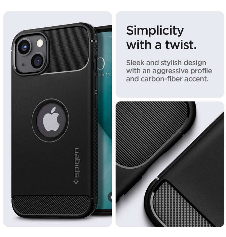 IPHONE 13 PREMIUM RUGGED CASE BLACK | SPIGEN