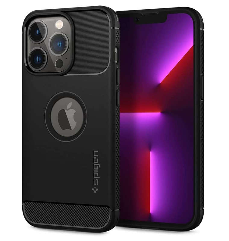 IPHONE 13 PRO PREMIUM RUGGED CASE BLACK | SPIGEN