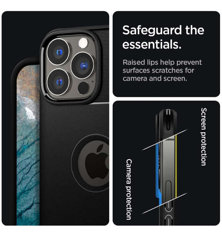 IPHONE 13 PRO PREMIUM RUGGED CASE BLACK | SPIGEN