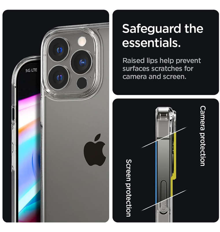 IPHONE 13 PRO PREMIUM ULTRA HYBRID CRYSTAL CASE CLEAR | SPIGEN