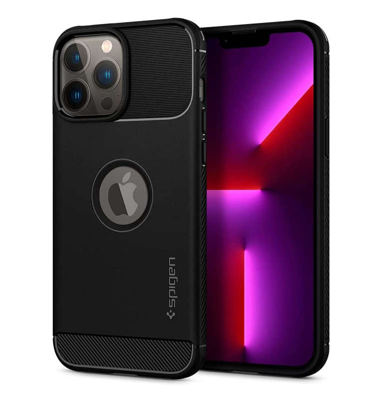 IPHONE 13 PRO MAX PREMIUM RUGGED CASE BLACK | SPIGEN