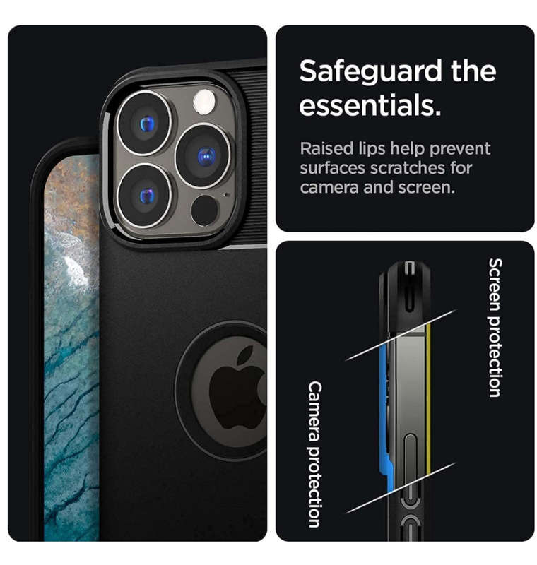 IPHONE 13 PRO MAX PREMIUM RUGGED CASE BLACK | SPIGEN