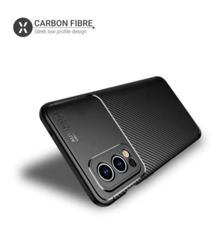 ONEPLUS NORD 2 5G (2021) SLIM CARBON FIBRE CASE BLACK | OLIXAR